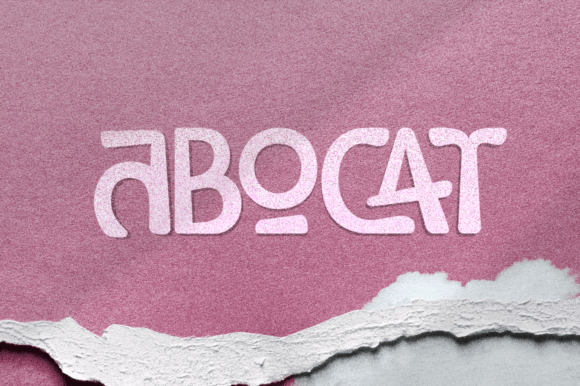 Abocat Font for Vintage Branding