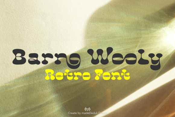 Barno Wooly Font for Web Design
