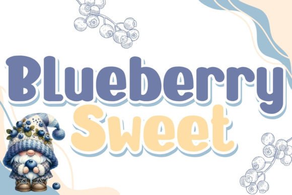 Blueberry Sweet Font for Web Design