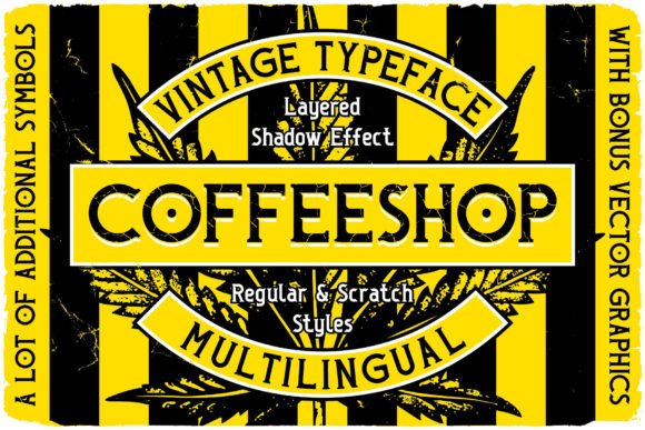 Coffeeshop Font for Nostalgic Campaigns
