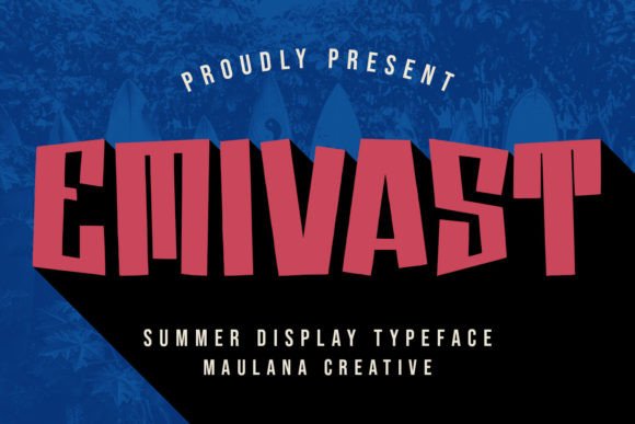 Emivast: A Vibrant Display Font