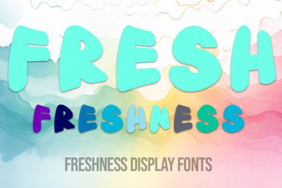 Freshness Font for Creative Campaigns