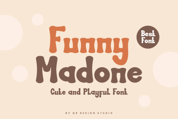Funny Madone Font for Creative Makers