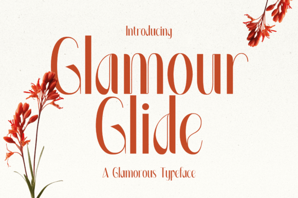 Glamour Glide Font for Elegant Branding