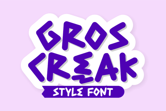 Gros Creak Font for Creative Campaigns