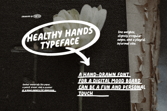 Healthy Hands Font for Creative Projects