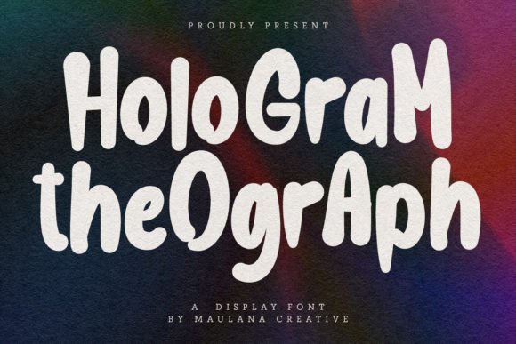 Hologram Theograph Font