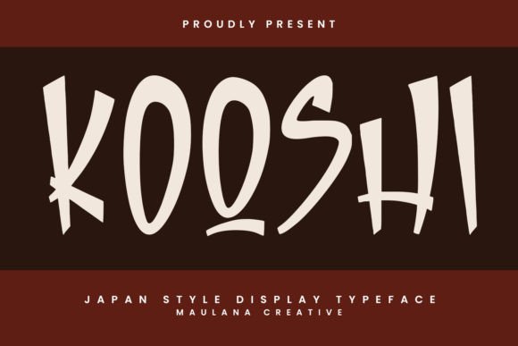 Kooshi: A Bold Display Font for Creative Campaigns