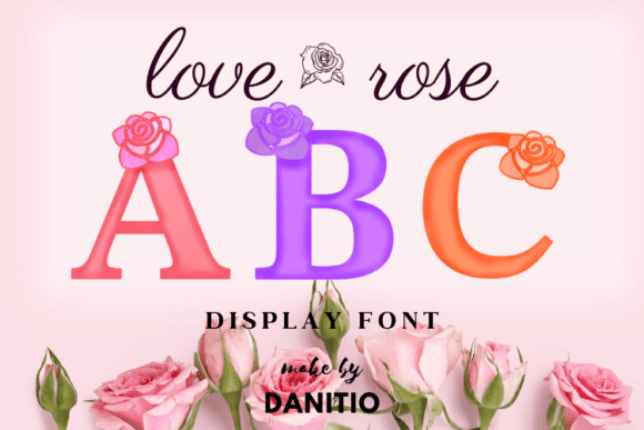 Love Rose Font for Web Design