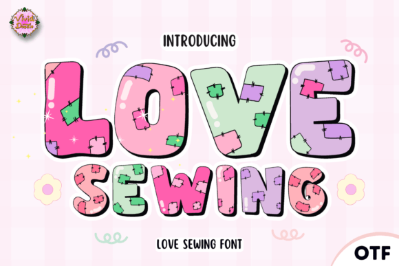 Love Sewing Font for Creative Brands