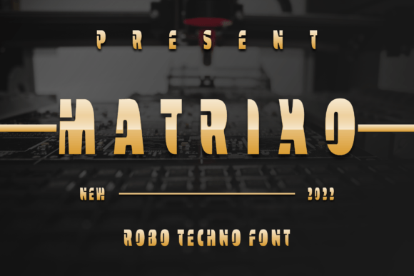 Matrixo Font for Creative Makers