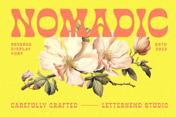 Nomadic Font for Creative Projects