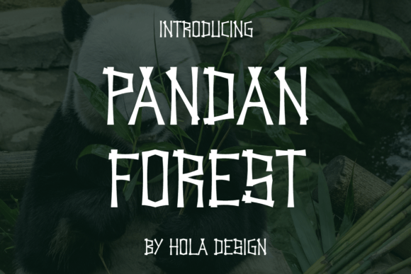 Pandan Forest Font for Web Design
