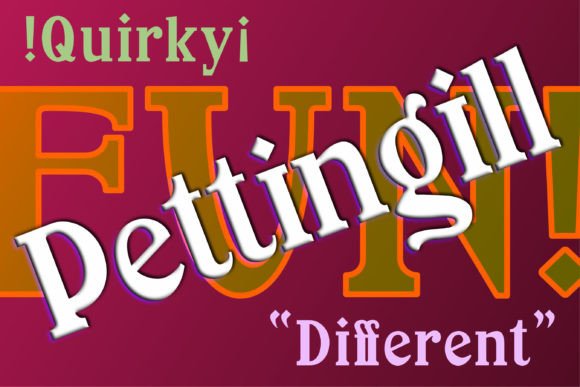 Pettingill Font for Whimsical Branding