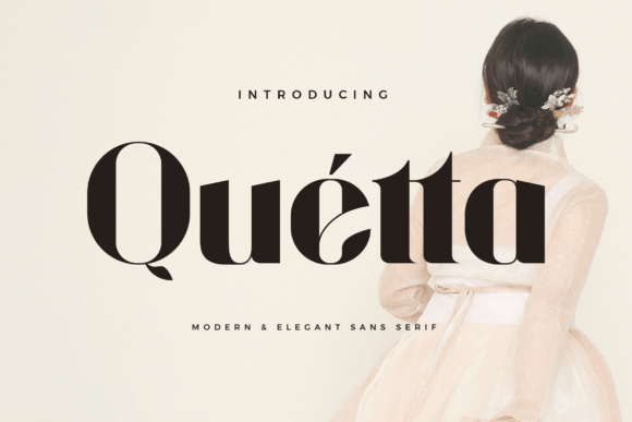 Quetta: A Bold Display Font for Impactful Design