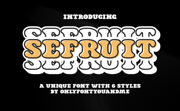 Sefruit: A Stylish Font for Small Business Branding
