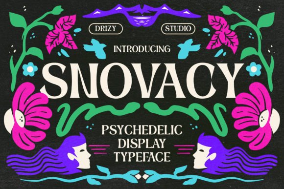 Snovacy: A Vibrant Display Font