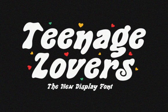 Teenage Lovers Font for Creative Projects