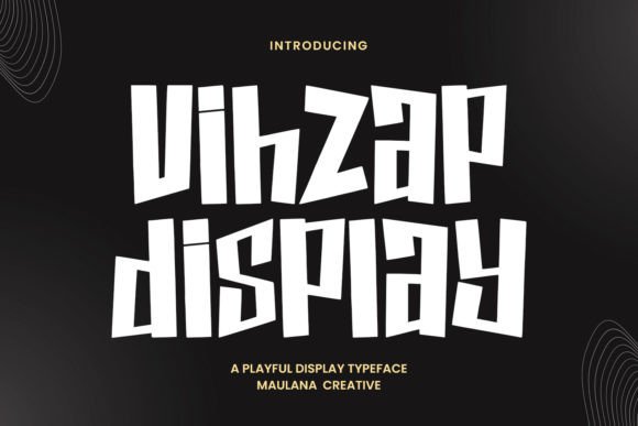 Vihzap: A Fun Font for Business Branding