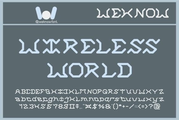 Wireless World Font